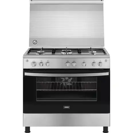  ZANUSSI COOLCAST 5-BURNER COOKER WITH GAS OVEN AND HOB ZCG91236XA