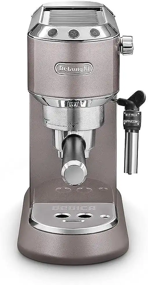 Delonghi Dedica Metallics Coffee Machine 1350W , EC785PK