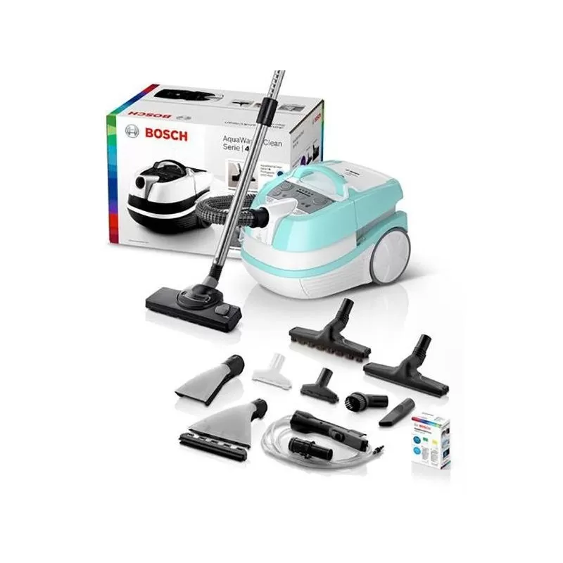 Bosch Vacuum Wet & Dry Cleaner 2000 Watt Both Bag and Bagless Turquoise BWD420HYG