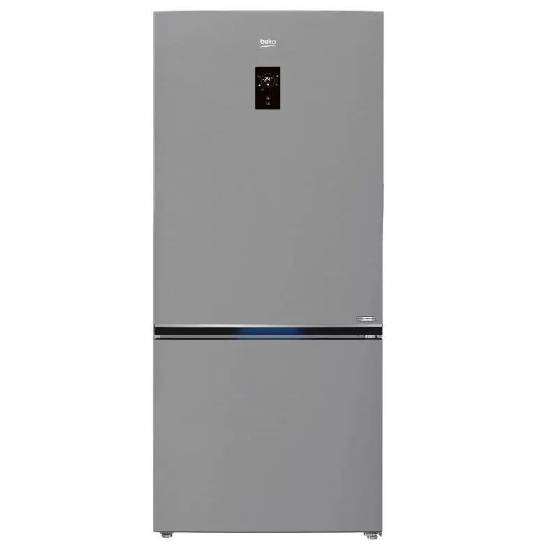 BEKO Refrigerator Combi 620 Liter NoFrost Digital Silver RCNE720E20DZXP