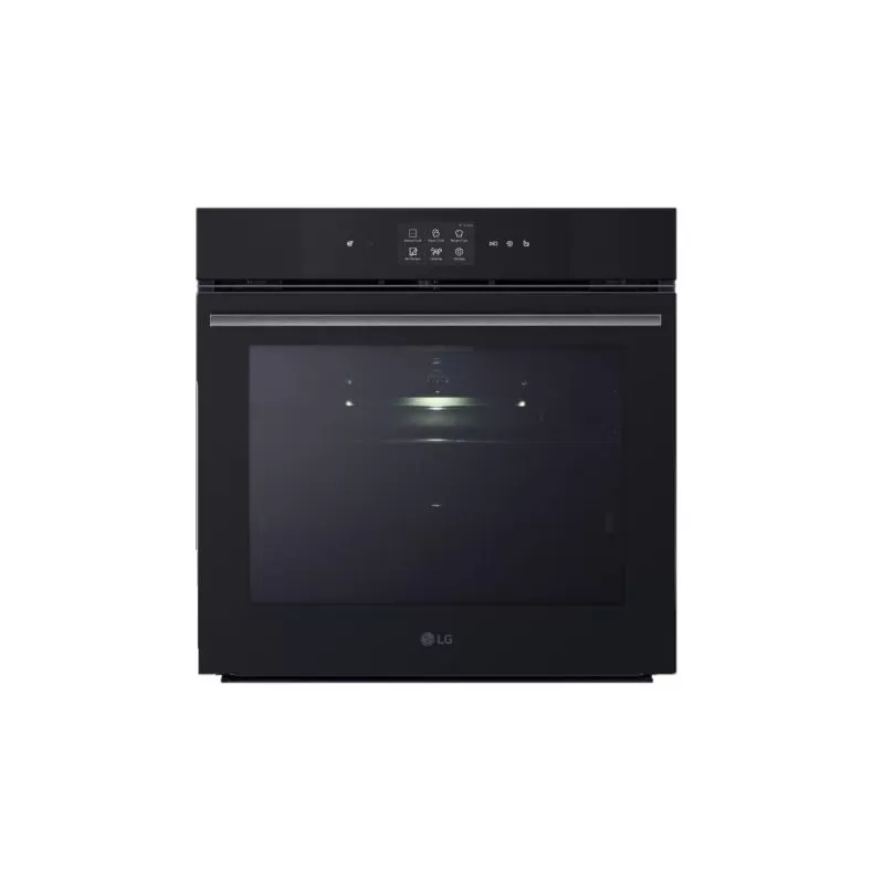 LG Instaview Built In Electric Oven 60 cm 76 L Air Fry and Steam Matt Black WSED7667M
