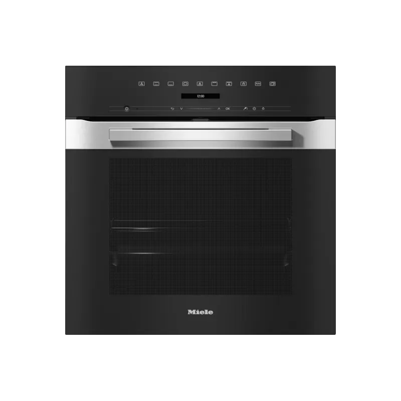 Miele Built in Electric Oven 60 cm 76 Liter 12 Functions Pyrolytic Cleaning Touch Control Stainless Steel H 7262 BP