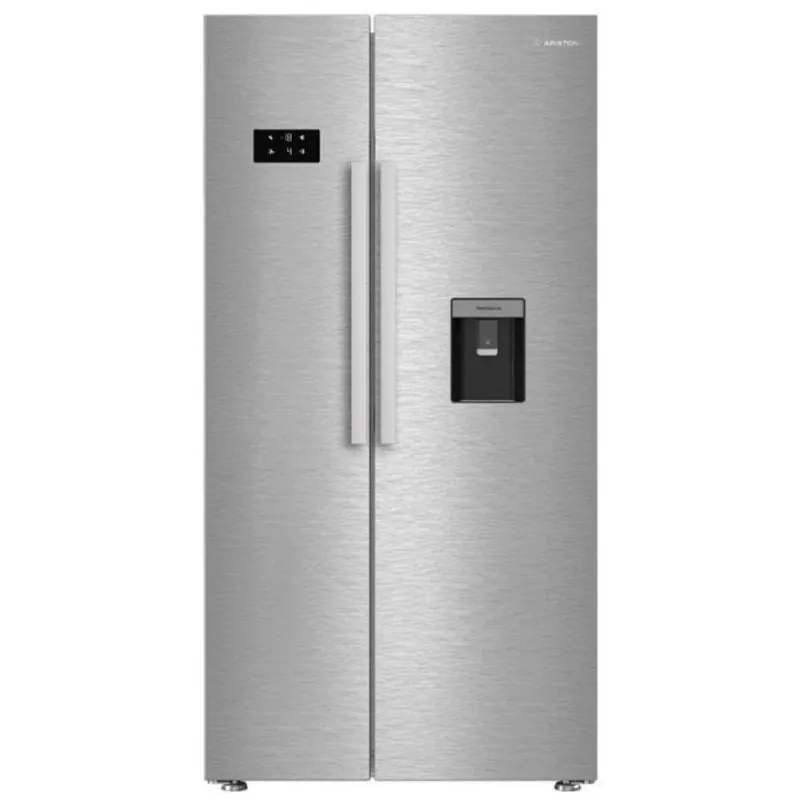 Ariston Digital Refrigerator With Dispenser 630 Liter No Frost Silver ARS91-F6634-XNA