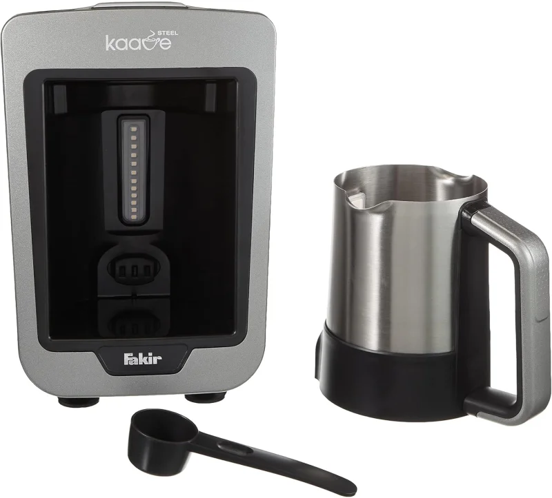 Fakir Kaave Steel Turkish Coffee Maker, 735 W, 4 Cup Capacity,  Silver Stone Warranty 2 years