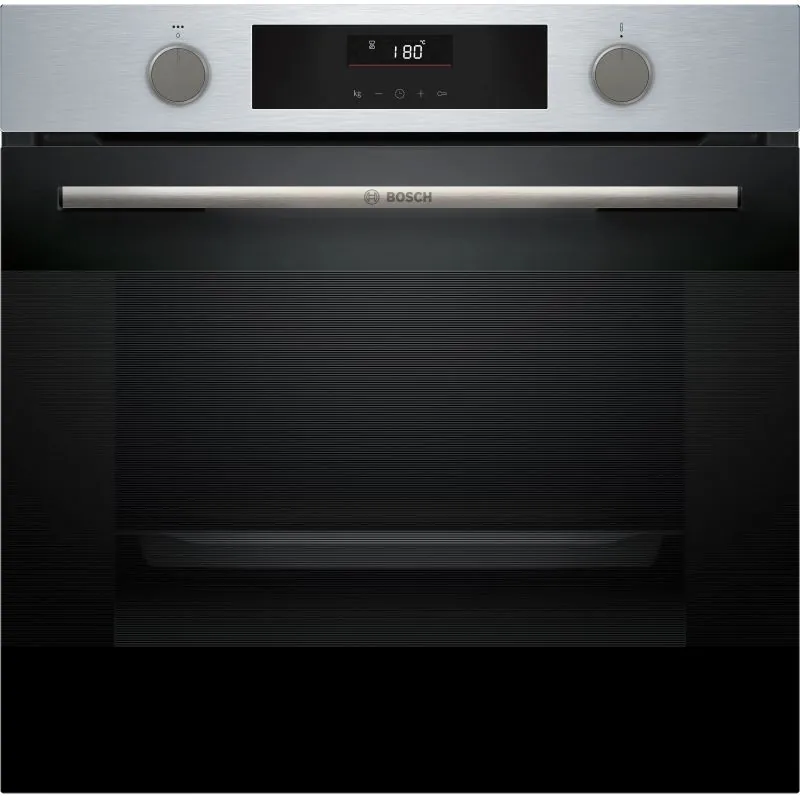BOSCH BUILT-IN ELECTRIC OVEN 76L 60CM FAN-ASSISTED STAINLESS STEEL HUA736ER0